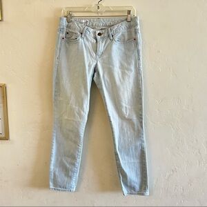 Gap Light Wash Always Skinny Mid Rise Jeans Size 28